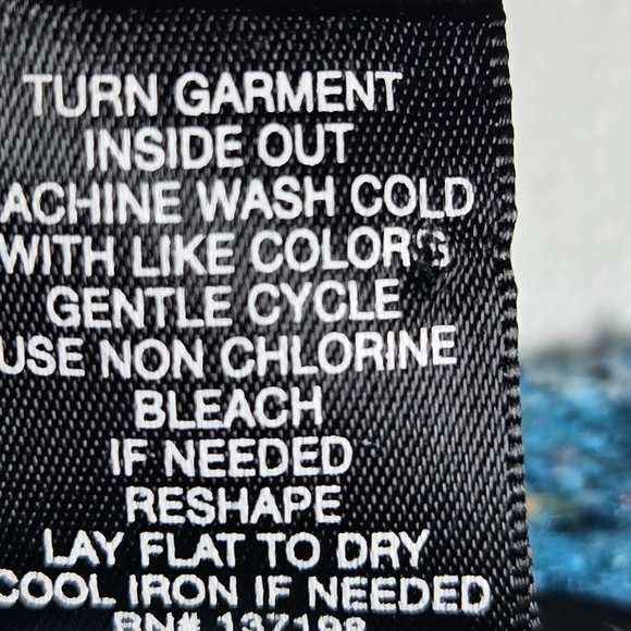 Wet Seal Y2K Bright Blue Slub Knit Colorful Speckled Cropped Sweater Size Large - Picture 9 of 10